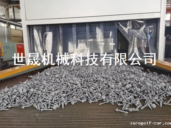 达克罗生产线螺丝件下料中